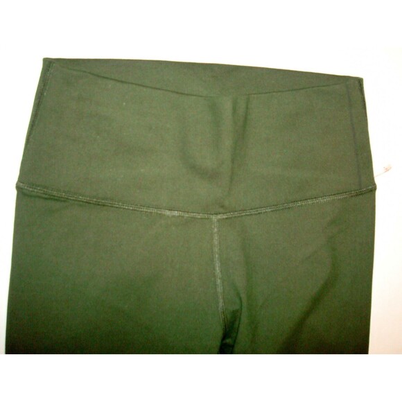 New Fabletics Womens Leggings Dark Olive Green S High Waist PowerHold Yoga Run - Picture 3 of 7